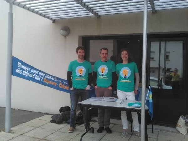 Groupe local Enercoop Bretagne : stand distribution des AMAPs de Lanester